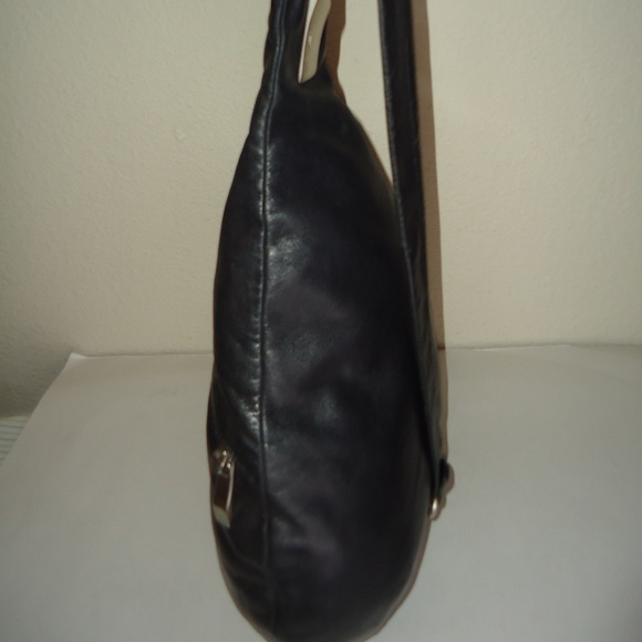 Russel&Bromley Women's Leather Black Back Pack Size-18x12 in - Picture 6 of 13